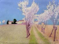 Arbres en Fleur a Alet-les-Bains, 1924-Achille Lauge-Premium Giclee Print