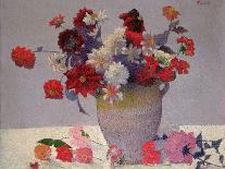 Vase of Flowers-Achille Lauge-Framed Giclee Print