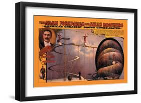 Achille Philion the Marvelous Equilibrist and Originator-null-Framed Art Print