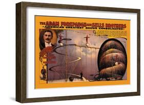 Achille Philion the Marvelous Equilibrist and Originator-null-Framed Art Print