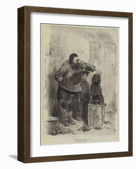 Achille's Toilet-Frederick Barnard-Framed Giclee Print
