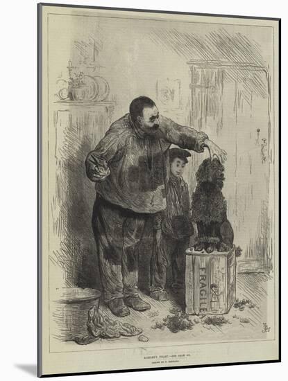Achille's Toilet-Frederick Barnard-Mounted Giclee Print