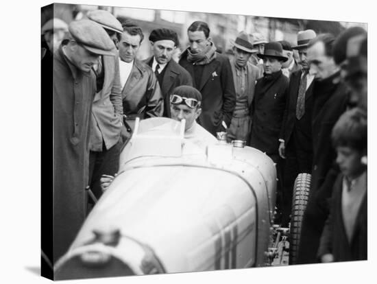 Achille Varzi in a Bugatti T51, Winner of the Monaco Grand Prix, 1933-null-Stretched Canvas
