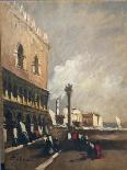 Venice, Glimpse of Ducal Palace-Achille Vespa-Giclee Print
