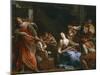 Achilles Among Daughters of Lycomedes-Alessandro Tiarini-Mounted Giclee Print