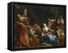 Achilles Among Daughters of Lycomedes-Alessandro Tiarini-Framed Stretched Canvas