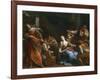 Achilles Among Daughters of Lycomedes-Alessandro Tiarini-Framed Giclee Print