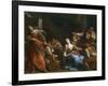 Achilles Among Daughters of Lycomedes-Alessandro Tiarini-Framed Giclee Print