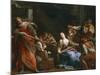 Achilles Among Daughters of Lycomedes-Alessandro Tiarini-Mounted Giclee Print