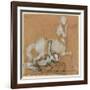 Achilles and Cheiron-Auguste Rodin-Framed Giclee Print