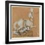 Achilles and Cheiron-Auguste Rodin-Framed Giclee Print