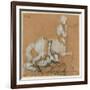 Achilles and Cheiron-Auguste Rodin-Framed Giclee Print