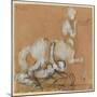 Achilles and Cheiron-Auguste Rodin-Mounted Giclee Print