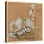 Achilles and Cheiron-Auguste Rodin-Stretched Canvas