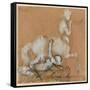 Achilles and Cheiron-Auguste Rodin-Framed Stretched Canvas