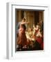 Achilles at the Court of King Lycomedes with His Daughters-Pompeo Batoni-Framed Giclee Print