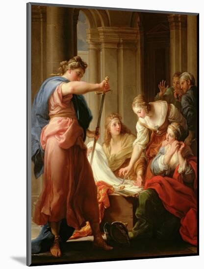 Achilles at the Court of King Lycomedes with His Daughters-Pompeo Batoni-Mounted Giclee Print