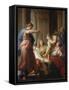 Achilles at the Court of Lycomedes-Pompeo Batoni-Framed Stretched Canvas