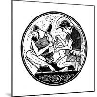 Achilles Bandaging the Wound of Patroclus, C1900-null-Mounted Giclee Print
