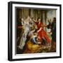 Achilles Discovered by Ulysses Among the Daughters of Lykomedes at Skyros-Peter Paul Rubens-Framed Giclee Print