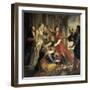 Achilles Discovered by Ulysses and Diomedes, 1617-1618.-Peter Paul Rubens-Framed Giclee Print