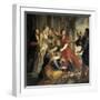 Achilles Discovered by Ulysses and Diomedes, 1617-1618.-Peter Paul Rubens-Framed Giclee Print