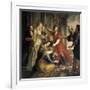 Achilles Discovered by Ulysses and Diomedes, 1617-1618.-Peter Paul Rubens-Framed Giclee Print