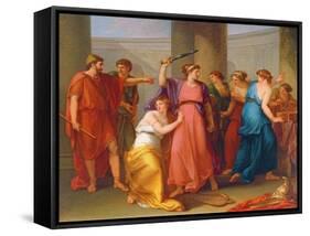 Achilles Discovered-Angelica Kauffmann-Framed Stretched Canvas