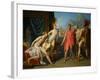 Achilles Greets the Ambassadors of Agamemnon, 1800-Jean-Auguste-Dominique Ingres-Framed Giclee Print