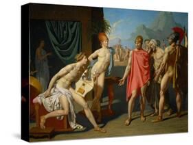Achilles Greets the Ambassadors of Agamemnon, 1800-Jean-Auguste-Dominique Ingres-Stretched Canvas