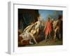 Achilles Greets the Ambassadors of Agamemnon, 1800-Jean-Auguste-Dominique Ingres-Framed Giclee Print