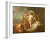 Achilles Leaving to Avenge the Death of Patroclus-Etienne Jeaurat-Framed Giclee Print