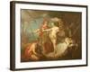 Achilles Leaving to Avenge the Death of Patroclus-Etienne Jeaurat-Framed Giclee Print