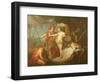 Achilles Leaving to Avenge the Death of Patroclus-Etienne Jeaurat-Framed Giclee Print