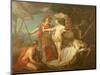 Achilles Leaving to Avenge the Death of Patroclus-Etienne Jeaurat-Mounted Giclee Print