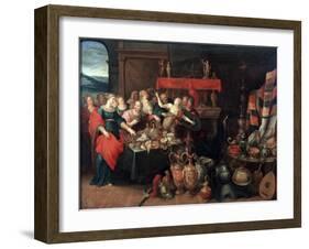 Achilles Recognized, 1620S-Frans Francken II-Framed Giclee Print