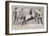 Achilles Rejoins the Fighting and Confronts Hector-Pietro Santi Bartoli-Framed Art Print
