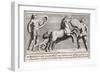 Achilles Rejoins the Fighting and Confronts Hector-Pietro Santi Bartoli-Framed Art Print