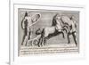 Achilles Rejoins the Fighting and Confronts Hector-Pietro Santi Bartoli-Framed Premium Giclee Print