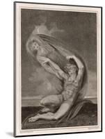 Achilles Tries, in Vain, To Seize Hold of the Ghost of Patroclus-Henry Fuseli-Mounted Premium Giclee Print