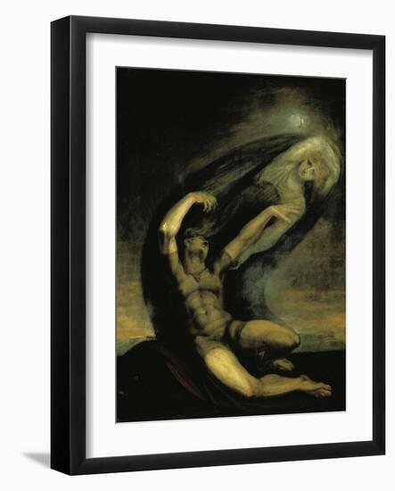 Achilles Trying to Grasp at the Shade of Patroclus, 1803-Henry Fuseli-Framed Giclee Print