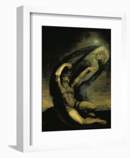 Achilles Trying to Grasp at the Shade of Patroclus, 1803-Henry Fuseli-Framed Giclee Print