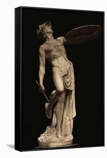 Achilles Wounded with Arrow-null-Framed Stretched Canvas