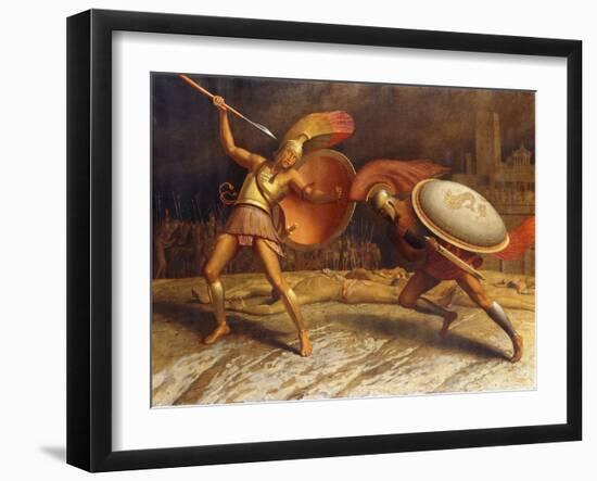 Achillies and Hercules, 1923-1926-Sascha Schneider-Framed Giclee Print