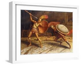 Achillies and Hercules, 1923-1926-Sascha Schneider-Framed Giclee Print