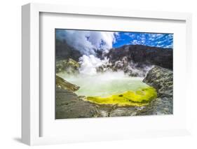 Acid Crater Lake, White Island Volcano, an Active Volcano in the Bay of Plenty-Matthew Williams-Ellis-Framed Photographic Print