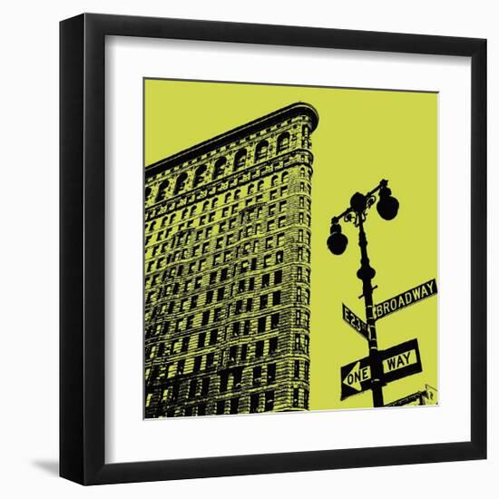 Acid Flatiron-Erin Clark-Framed Giclee Print