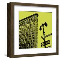 Acid Flatiron-Erin Clark-Framed Art Print