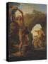 Acis Et Galatee - Acis and Galatea, by Batoni, Pompeo Girolamo (1708-1787). Oil on Canvas, 1761. Di-Pompeo Girolamo Batoni-Stretched Canvas