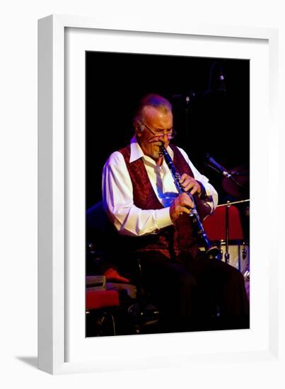 Acker Bilk, Dorking Halls, Dorking, Surrey, 2012-Brian O'Connor-Framed Photographic Print